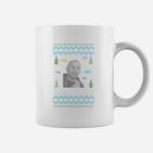 Retro Herren Tassen mit Abstraktem Porträt Design, Graphisches Tee