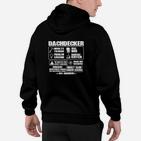 Dachdecker Spruch Hoodie, Berufsstolz Grafik für Herren