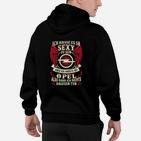 Opel Arbeiter Sexy Spruch Hoodie, Schwarzes mit Flügeldesign