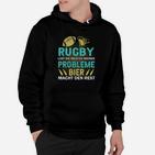 Bier Macht Den Rest Rugby Hoodie