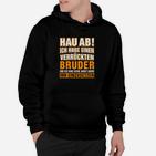 Deutsch Zurück Verrücktes Bruder Hoodie