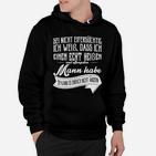 Eifersucht Spruch Herren Hoodie, Heißer Mann Slogan Tee