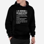 Ge 5 Dinge Großvater Mädchen Hoodie