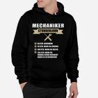 Mechaniker Humor Hoodie, Stundenlohn Aufdruck – Lustiges Handwerker Tee