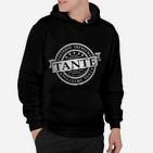 Vintage Premium Tante Hoodie in Schwarz, Retro Look Geschenk