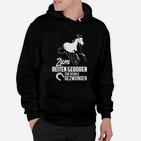 Zum Reiten Geboren Zur Schule Gezwungen Hoodie