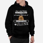 Zwergspitz Glitzer Hoodie, Witziges Haustier Motiv für Liebhaber