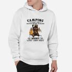 Camping und Whiskey Lustiges Hoodie für Outdoor-Fans