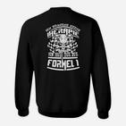 Formel 1 Fanshirt Schwarz Therapie? Ich brauche nur Formel 1 Sweatshirt