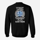 Griechenland-inspiriertes Sweatshirt Santorini-Therapie, Urlaubsstimmung Tee