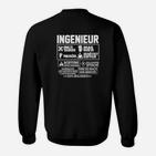 Ingenieur Multi-Tasking Sweatshirt, Lustige Sprüche für Spezialisten