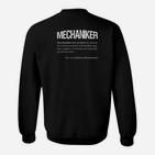 Mechaniker auch Zauberer Genannt Geschenk Sweatshirt