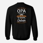 Opa Ankündigungs Sweatshirt, Lustiges Design für Großväter