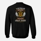 Wikinger-Themen-Sweatshirt, Odins Gnade Motiv, Nordische Mythologie