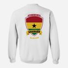 Ghanaer Wappen Herren Sweatshirt, Stolz Ghana Motiv