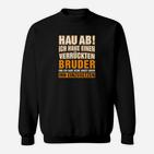 Deutsch Zurück Verrücktes Bruder Sweatshirt