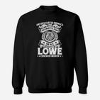 Ein Tatowiertes Frau Die Als Lowe Sweatshirt