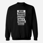 Eishockey Einfach Fußball Sweatshirt