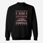Erstes Weihnachten mit Ehefrau 2018 Sweatshirt, Männer Persönliches Design