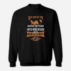 Frettchen Humor Schwarzes Sweatshirt mit dem Spruch 'Sag mir, es sei nur ein Frettchen'
