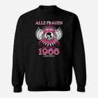 Geburtstag Sweatshirt Frauen 1966, Beste Jahrgang mit Flügel-Design