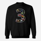 Kindergeburtstags 3 Jüre Fahrzeuge Jungen 3 Geburtstag Sweatshirt