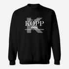 KOPP DING Schwarzes Sweatshirt - Lustiges Verständnis-Design