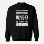 Legenden Geburt 1954 Jubiläums-Sweatshirt, Top zum 68. Geburtstag