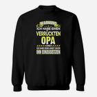 Lustiges Sweatshirt Warnung: Verrückter Opa, Humorvolles Geschenk
