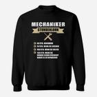 Mechaniker Humor Sweatshirt, Stundenlohn Aufdruck – Lustiges Handwerker Tee
