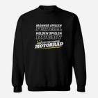 Motorrad Götter Sweatshirt, Rugby Helden & Fußball Männer Spruch
