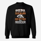 Papa Der Mann Mythos Legende Sweatshirt, Herren Tee mit Aufdruck