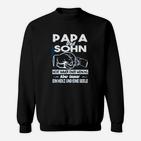 Papa und Sohn Herz und Seele Sweatshirt, Nashorn Design