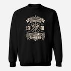 Personalisiertes Vintage 1991 Legenden Sweatshirt – Retro Geburtsjahr Design