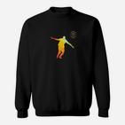 Retro-Silhouette-Tanzmotiv Herren Sweatshirt, Vintagelook Design