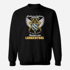 Schwarzes Adler-Motiv Sweatshirt - Stolz aus Langenthal