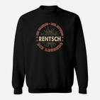 Schwarzes Sweatshirt RENTSCH The Legend, Personalisiertes Design