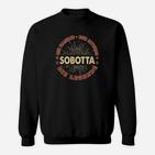 Sobotta Vintage Stil Personalisiertes Namen Sweatshirt – Legendäres Design