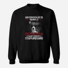 Staffordshire Bull Terrier Alten Mann Sweatshirt, Lustiges Haustier-Herren-Sweatshirt