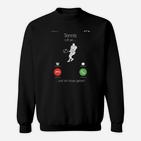 Tennis-Humor Sweatshirt für Sportbegeisterte, Anruf Ignorieren Design