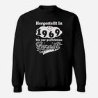 Vintage 1969 Perfektions-Jubiläum Sweatshirt, Retro Stil Geburtsjahr Design