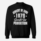 Vintage Geburtstags-Sweatshirt 1970, Retro Design Gereift zur Perfektion