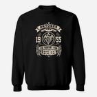 Vintage Legendengeburtstag Sweatshirt Oktober 1955, Personalisiertes Retro Design