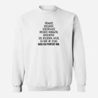 Tatowiert Intelligent Selbstbewusst Sweatshirt