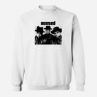 Western-Look Grafik Sweatshirt, Busted Design für Cowboy-Stil