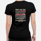 Feuerwehrfrau Stolz Frauen Tshirt, Leidenschaft Berufsfeuerwehr Motiv