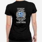 Griechenland-inspiriertes Frauen Tshirt Santorini-Therapie, Urlaubsstimmung Tee