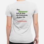 Hannover Liebhaber Frauen Tshirt, Sonnenuntergang Slogan, #96 Motiv