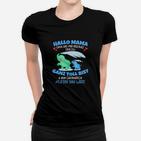 Dinosaurier-Themen Frauen Tshirt für Schwangere, Hallo Mama Botschaft