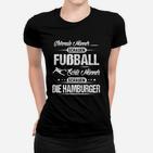 Fußball-Fan-Frauen Tshirt mit Spruch für echte Hamburger Fans